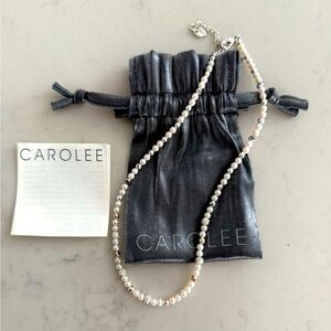 Vintage Carolee Pearl & Crystal Necklace